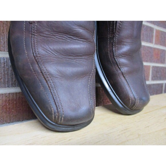 Ecco Loafers Mens 10 Brown Leather Moccasin Slip On Driving Shoes EU 44 main image 15